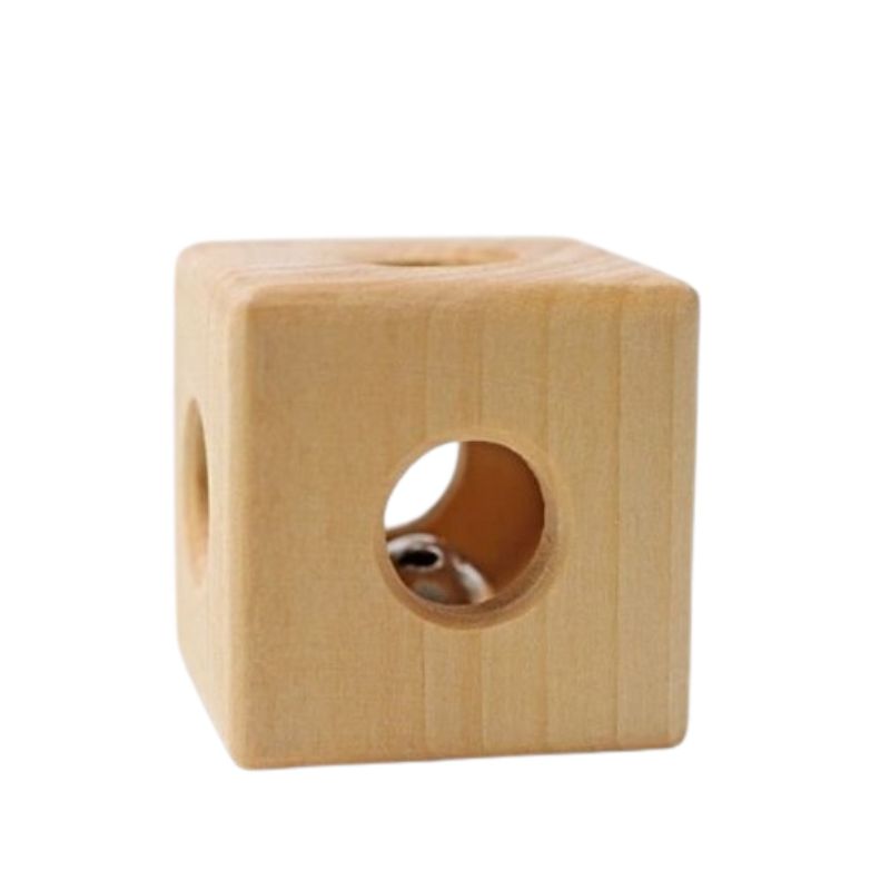 Rattle Cube with Bell