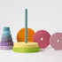 Stackable Shapes Conical Tower, Pastel