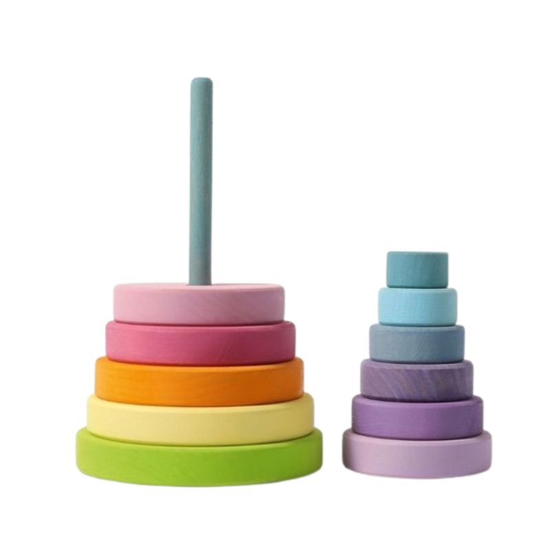 Stackable Shapes Conical Tower/Pastel