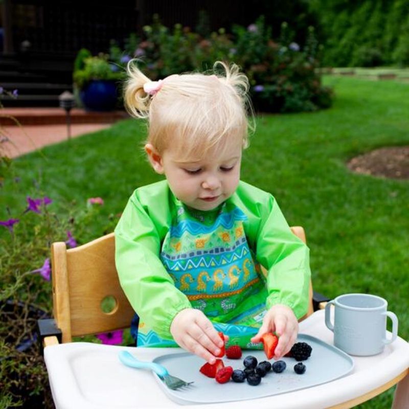 Snap + Go Easy-Wear Long Sleeve Bibs