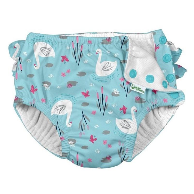 Ruffle Snap Reusable Absorbent Swim Diaper