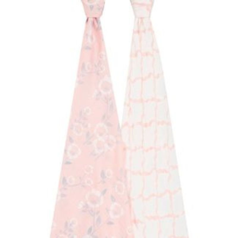 Essentials Silky Soft Muslin Swaddle - 2 Pack