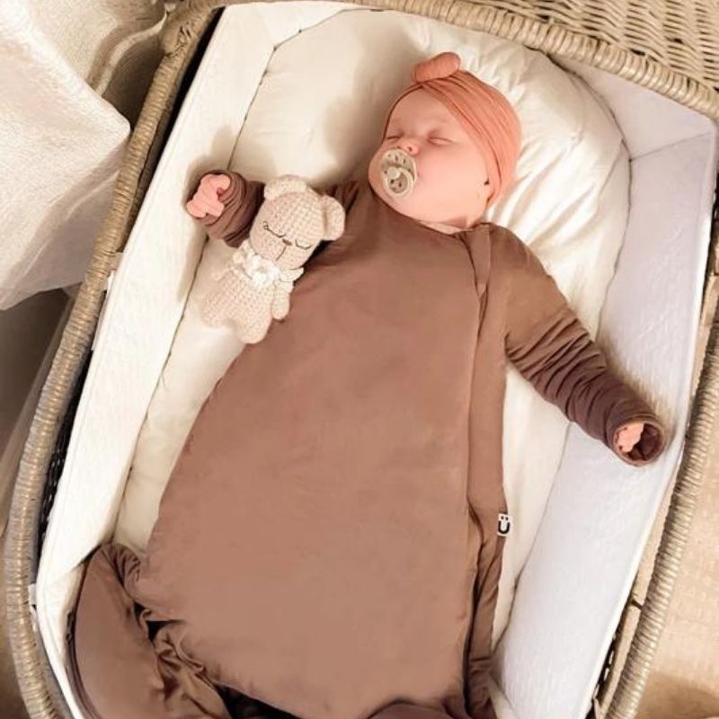 Sleep Bag Long Sleeve Premium Duvet - 2.6 TOG Mocha