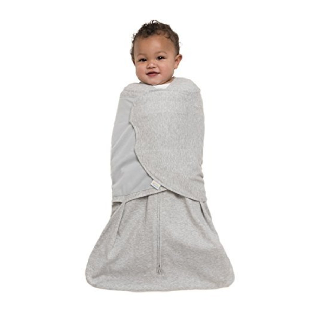 Cotton Swaddle Sleepsack 1.5 Tog Heather Grey