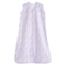 Cotton 0.5 Tog Wearable Blanket Aster Flowers Purple