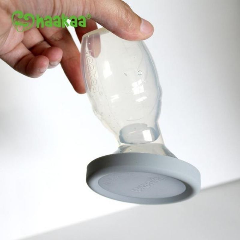 Silicone Breast Pump w/ Suction Base & Silicone Cap - 150ml