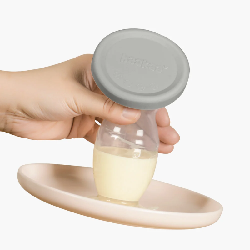 Silicone Breast Pump with Suction Base & Cap Set