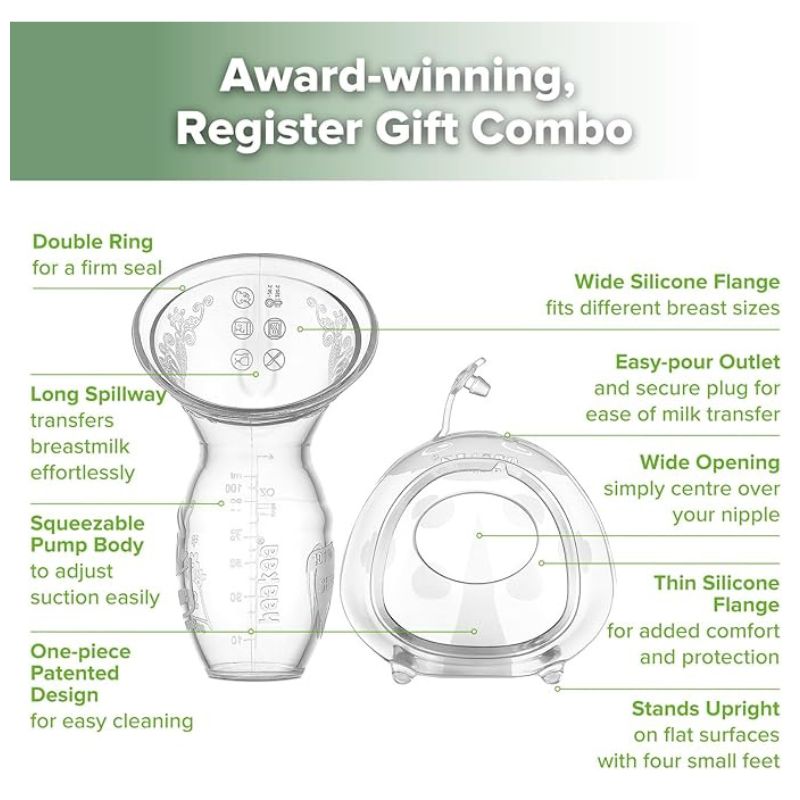 Silicone Pump & Milk Collector Combo