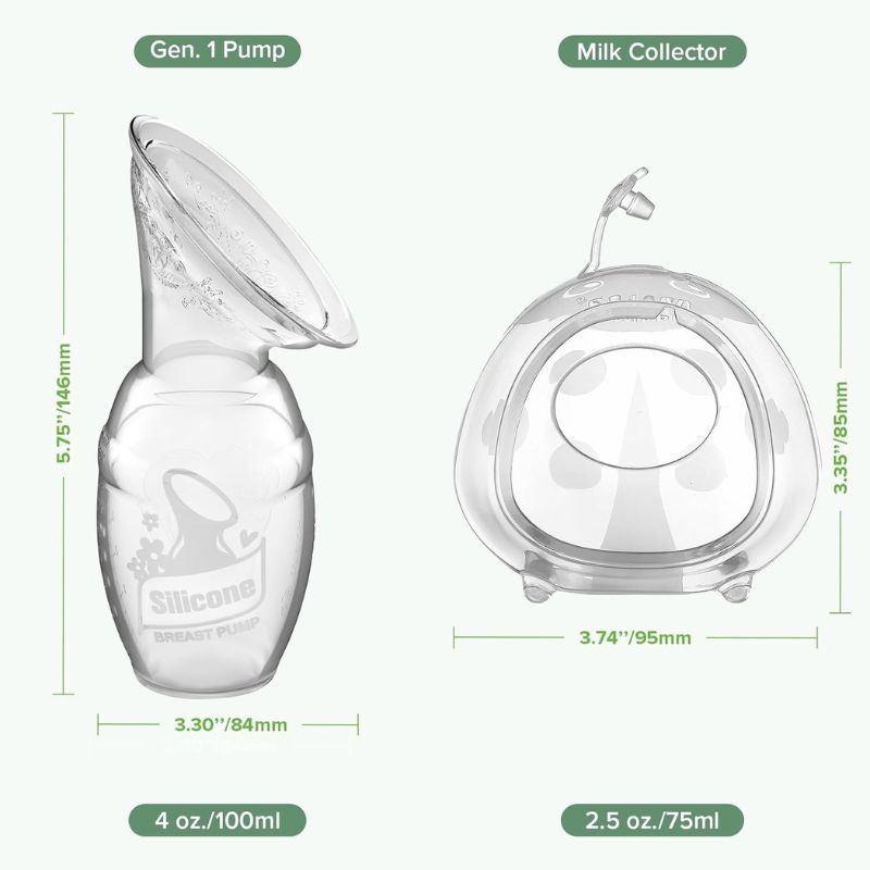Silicone Pump & Milk Collector Combo