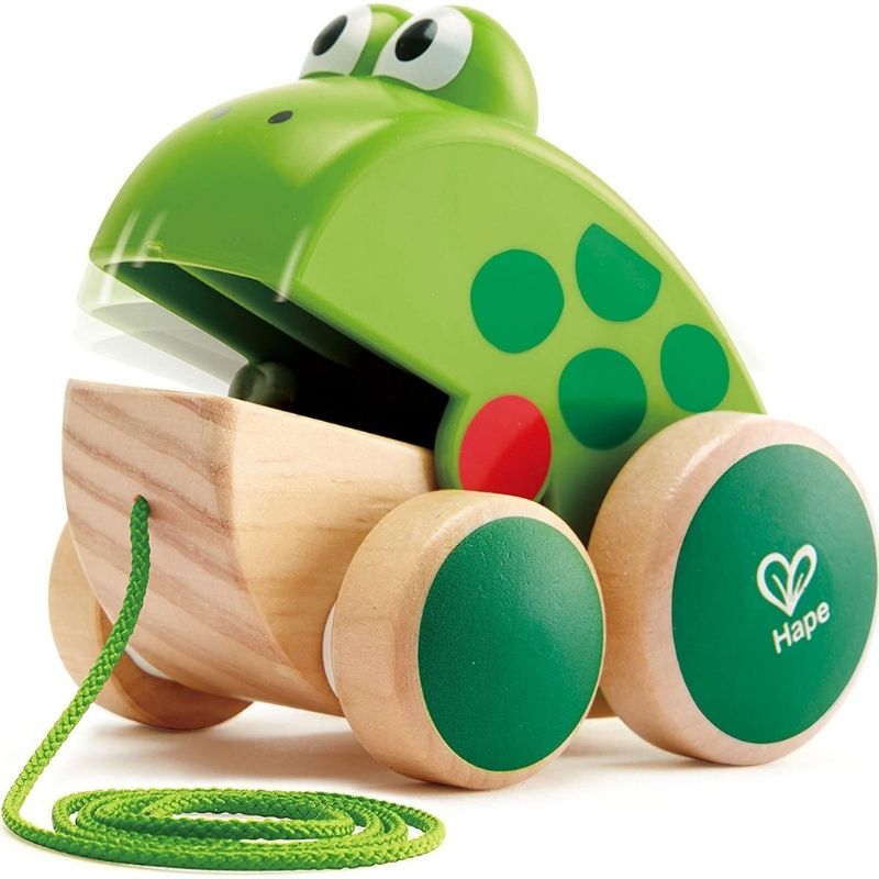 Pull-Along Toy Frog