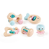 Multi-Stage Sensory Rattle & Teether Gift Set - 5pk