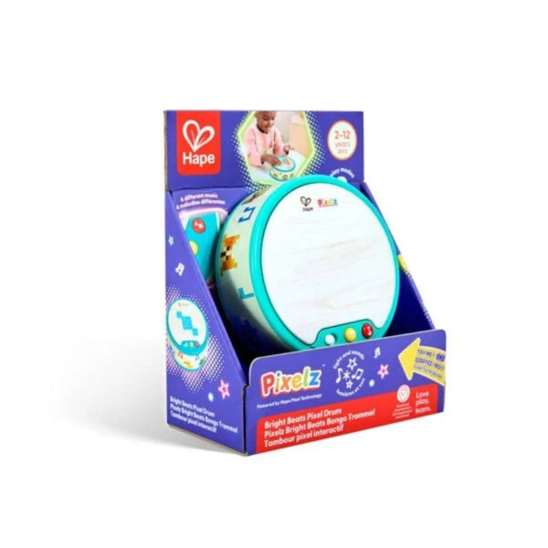 Bright Beats Pixel Drum – Snuggle Bugz