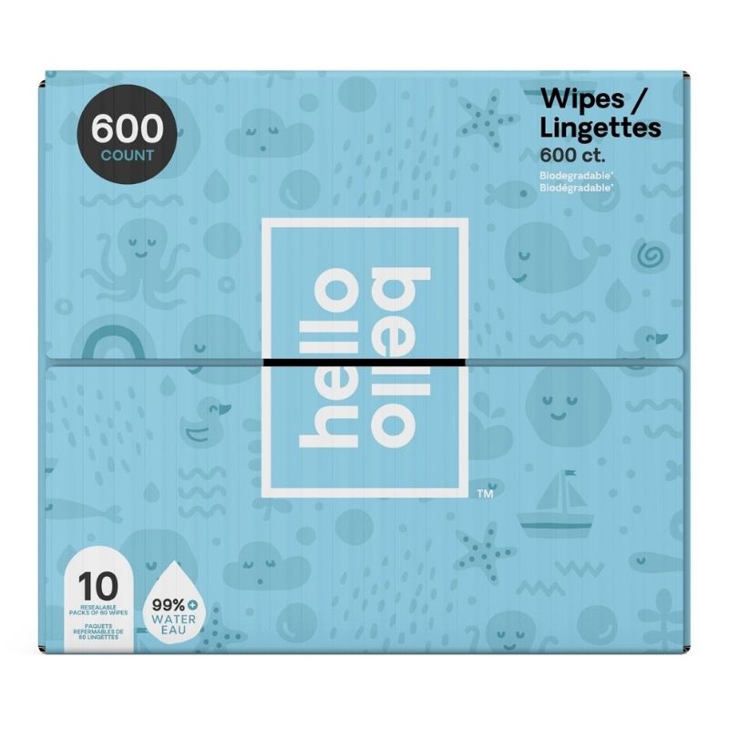 Hello bello store wipes 600 count