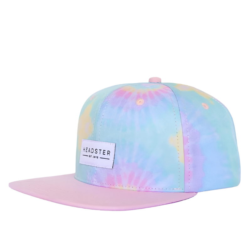 Snapback Cap Tie Dye Pink