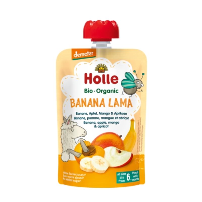 Organic Food Pouches Banana Lama