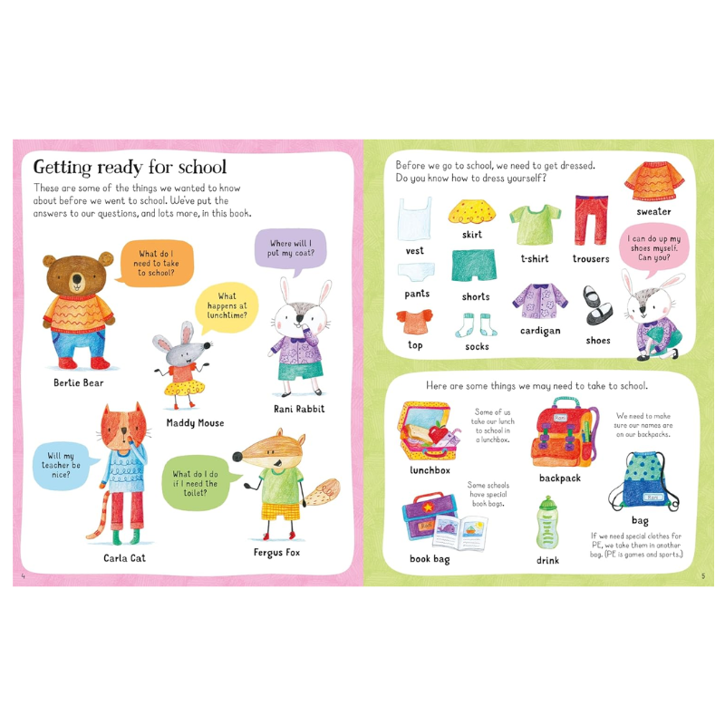 All You Need to Know About Going to School Book