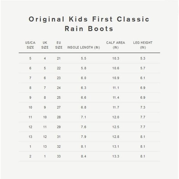 Original Kids First Classic Rain Boots Bright Pink
