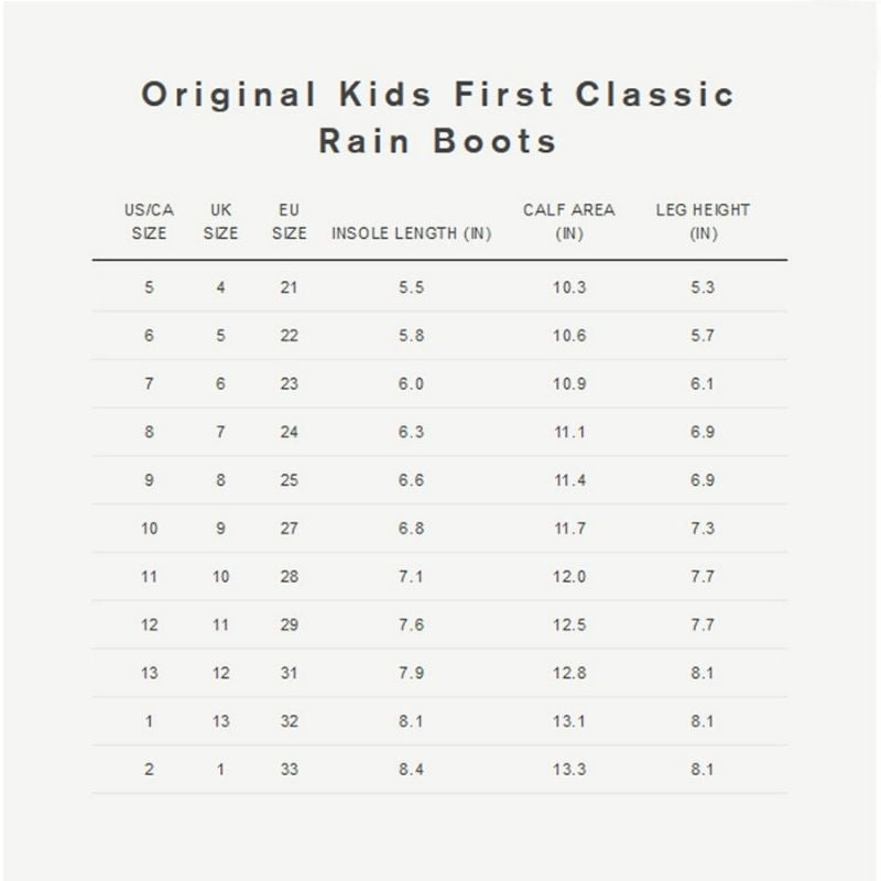 Original Kids First Classic Rain Boots Navy