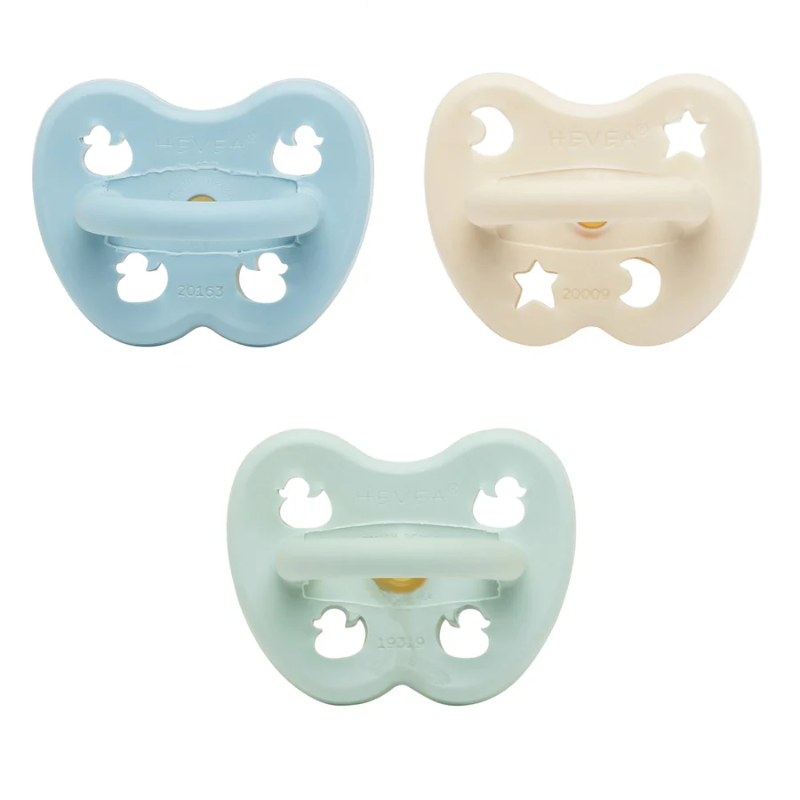 Trial Trio-Pack Natural Rubber Pacifiers