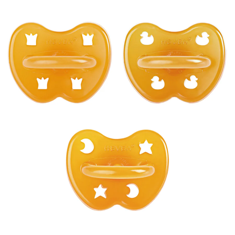 Trial Trio-Pack Natural Rubber Pacifiers