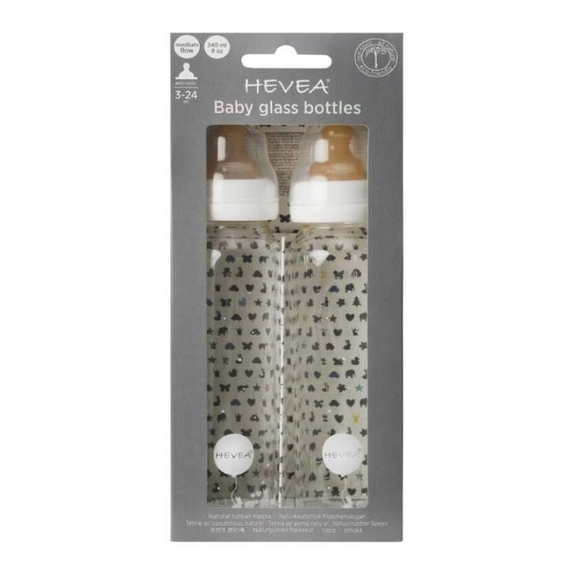 Glass Bottles - 2 Pack 8 Oz