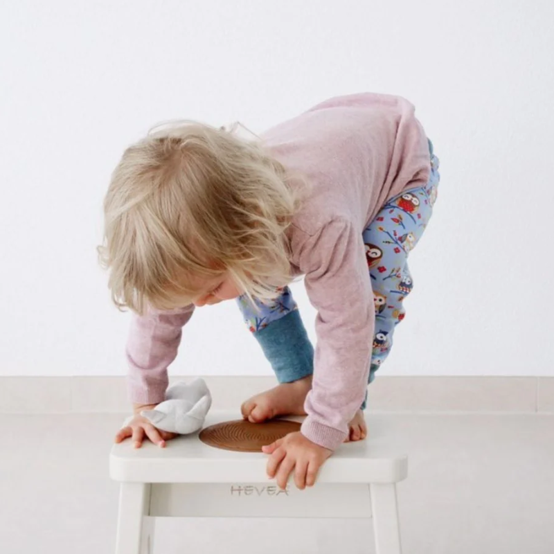 Tabourets en bois d'hévéa