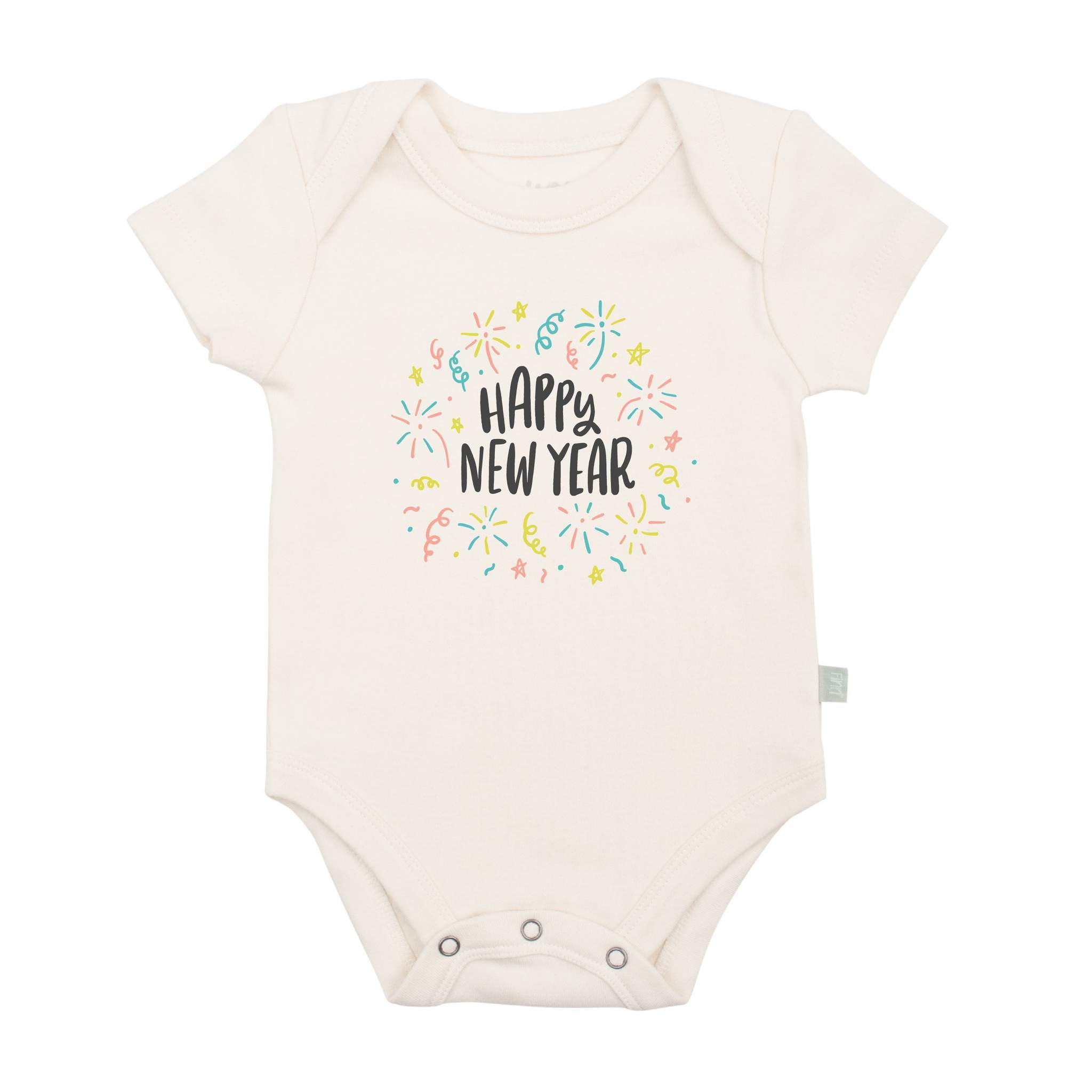 Organic Graphic Bodysuits happy new year