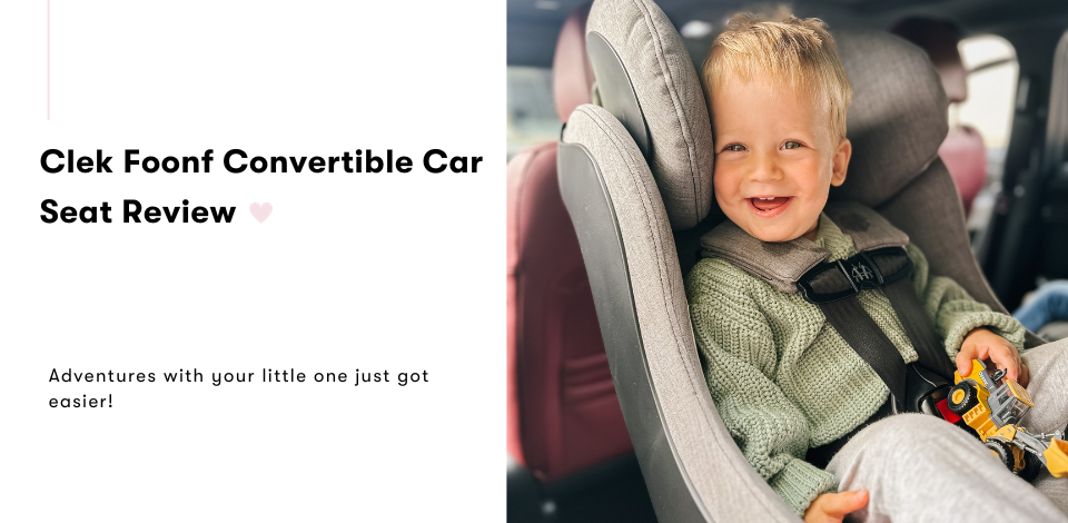 Clek Foonf Convertible Car Seat Review, Snuggle Bugz