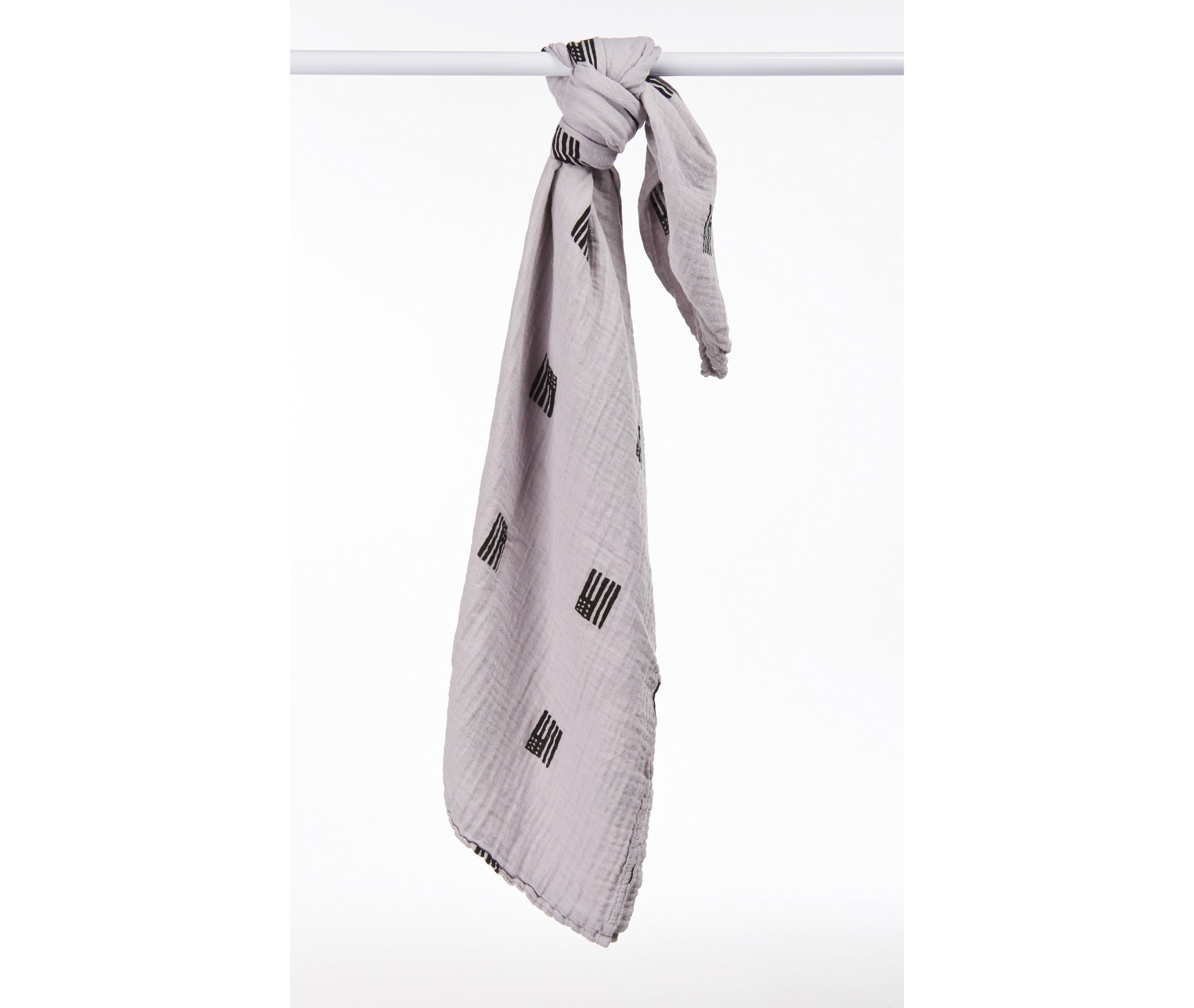 Muslin Swaddle - American Black/Grey