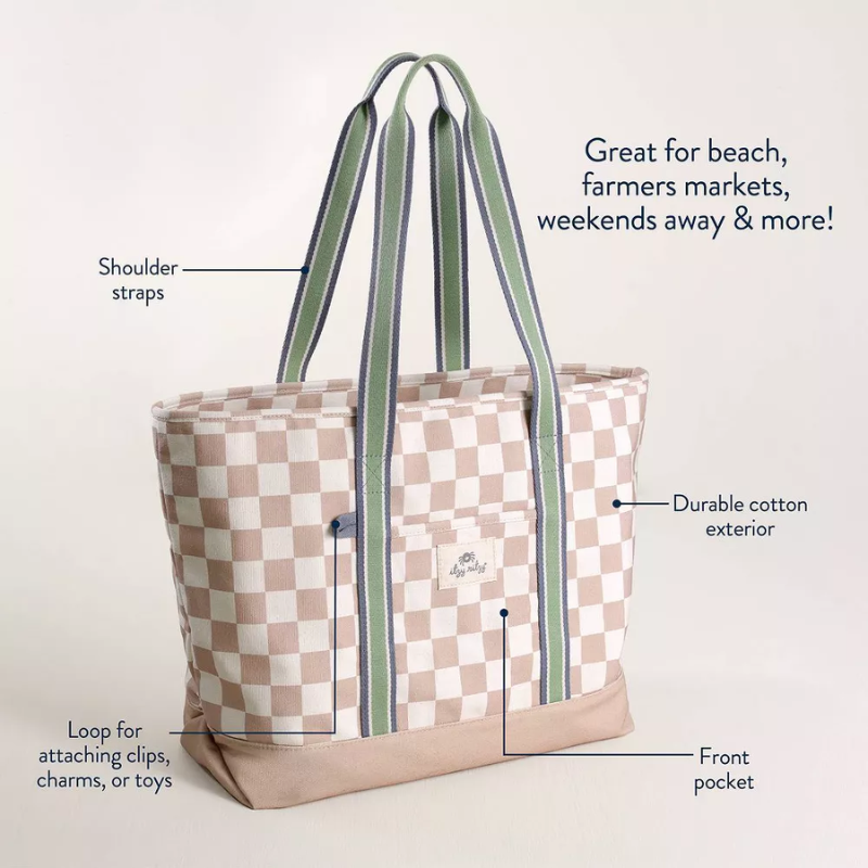 Itzy Explorer Canvas Mom Tote