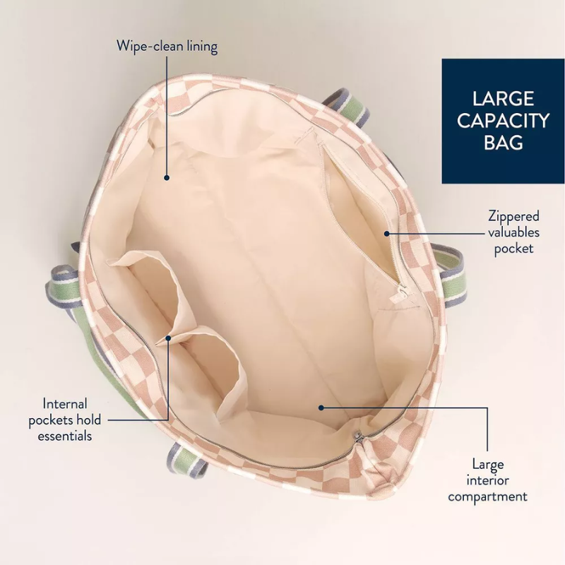 Itzy Explorer Canvas Mom Tote