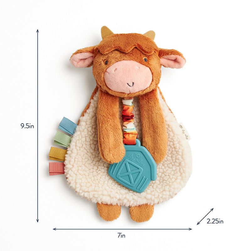 Itzy Lovey Animal Teether Pal