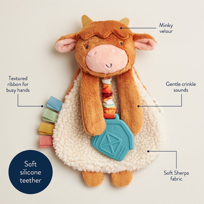Itzy Lovey Animal Teether Pal
