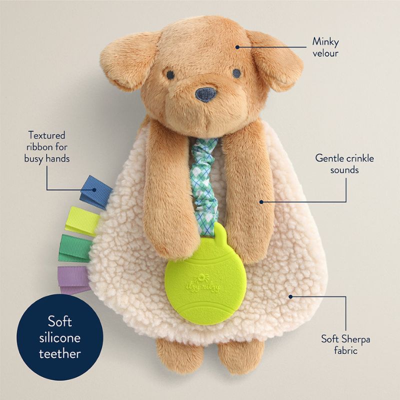 Itzy Lovey Animal Teether Pal