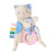 Bitzy Crinkle Sensory Crinkle Toy with Teether