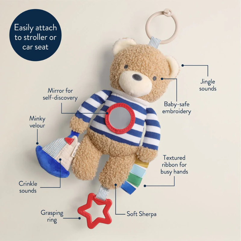 Bitzy Traveler Developmental Sensory Toy