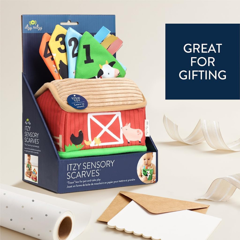 Itzy Sensory Scarves Pull-And-Take Toy