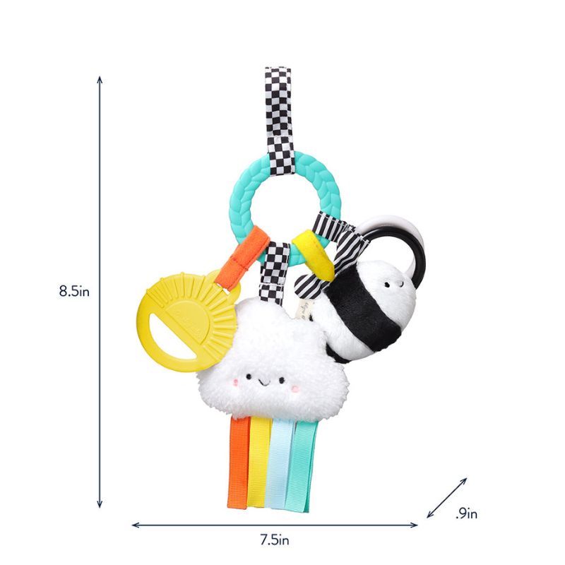 Bitzy Busy Ring Teething Activity Toy