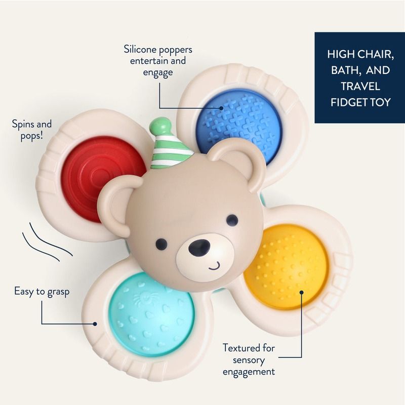 Jouet de voyage et de bain Itzy Pop &amp; Whirl Fidget Spinner