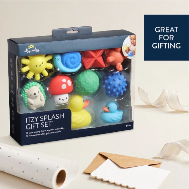 Itzy Splash Gift Set - 10-Piece Bath Toys