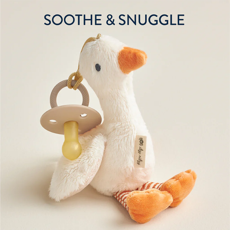Bitzy Pal Natural Rubber Pacifier & Lovey