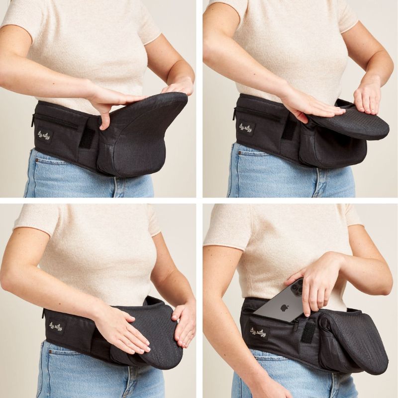 Itzy Hold & Fold Hip Seat Baby Carrier