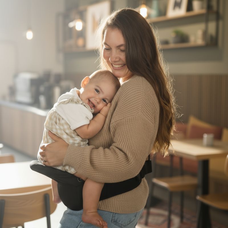 Itzy Hold & Fold Hip Seat Baby Carrier