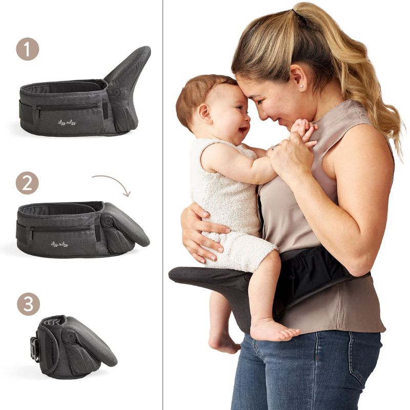 Itzy Hold & Fold Hip Seat Baby Carrier