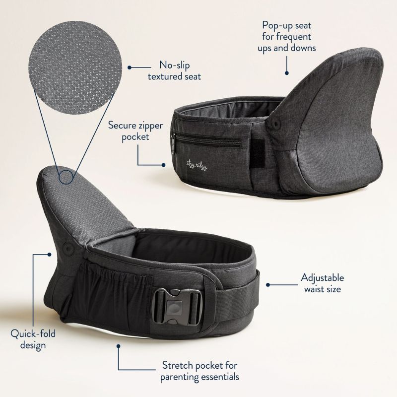 Itzy Hold & Fold Hip Seat Baby Carrier