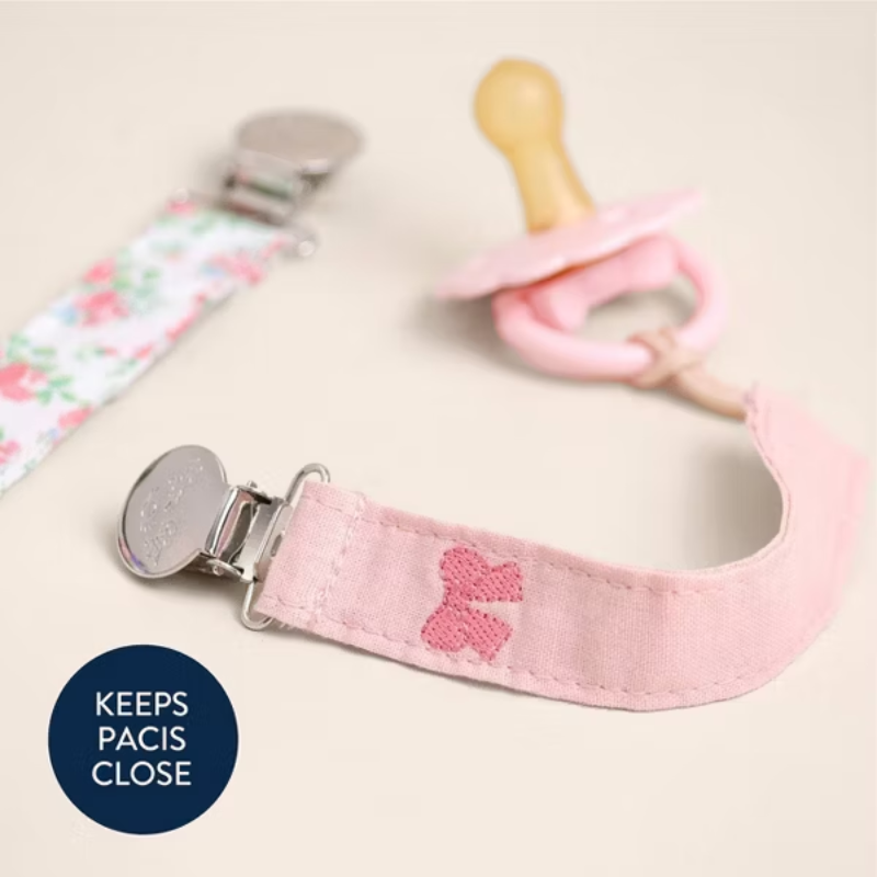 Itzy Fabric Pacifier Clips