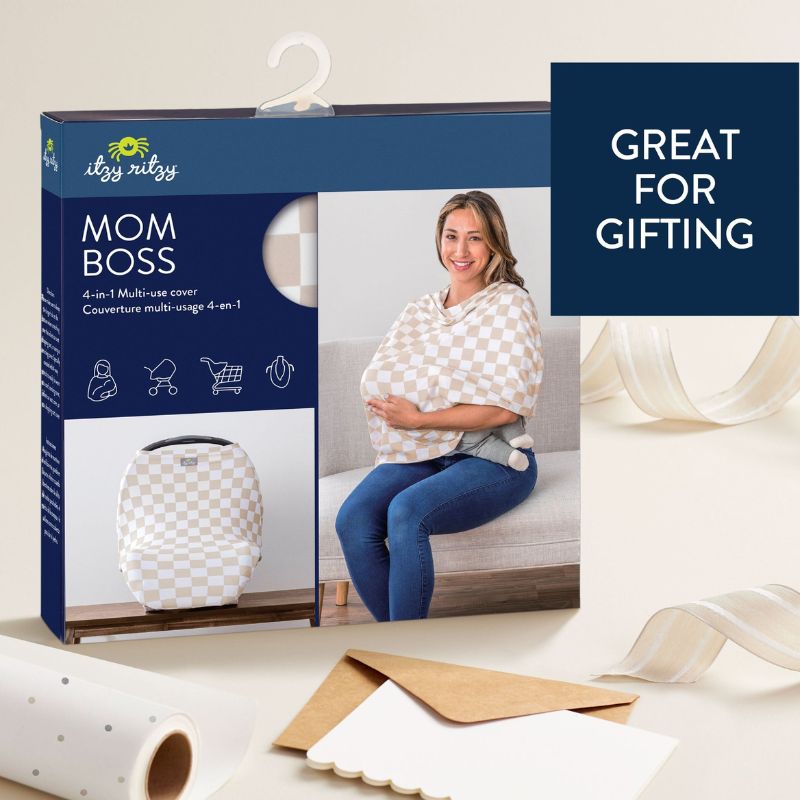 Mom Boss 4-in-1 Multi-Use Nursing Cover and Scarf
