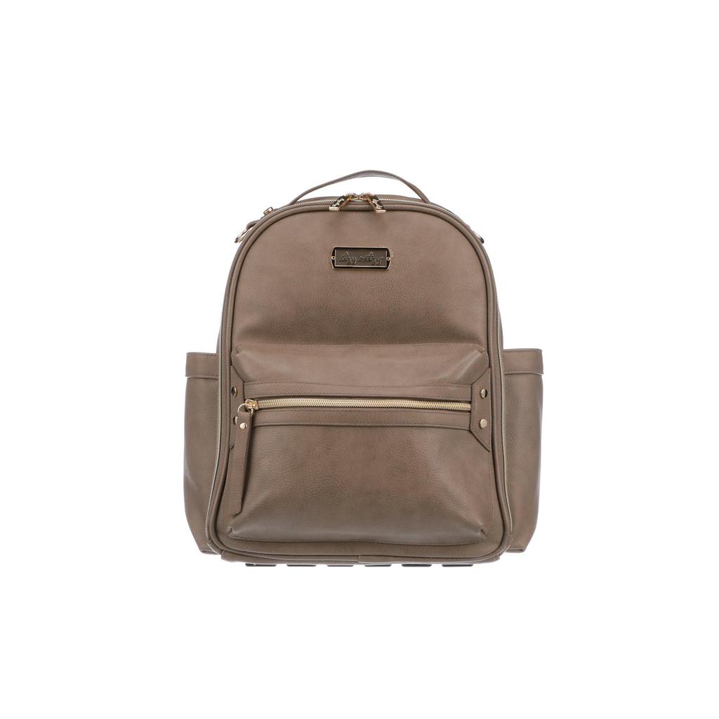 Mini Backpack Diaper Bag taupe