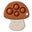 Itzy Pop Sensory Popper Toy/Teether Mushroom