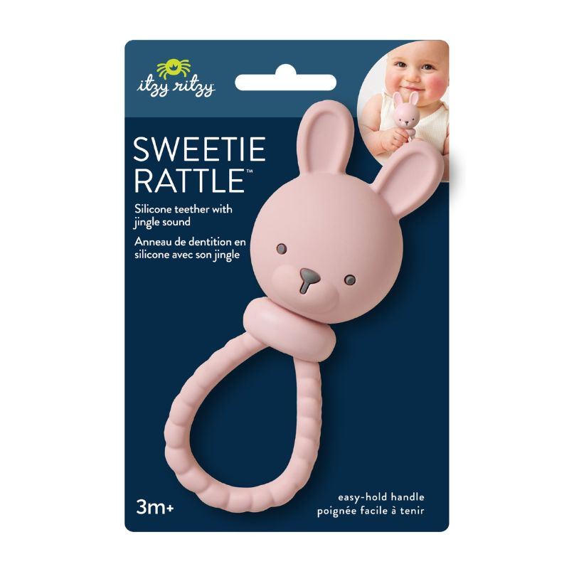 Sweetie Rattle Silicone Teether